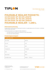 Tiplon Pourable Sealer - pockets - TF